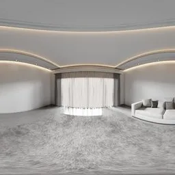 Luxury Curved Living Room