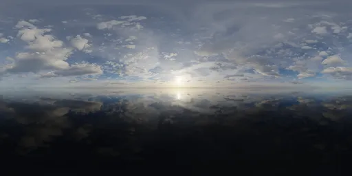 Dramatic Evening Realistic Sky Clouds