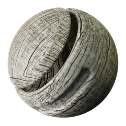 High-resolution PBR tree wood texture for realistic rendering in Blender 3D and other applications.