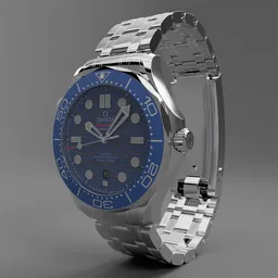 Omega Seamaster Diver 300M blue