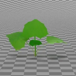 Stylized Grass Burdock