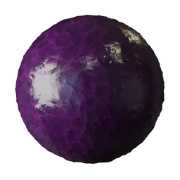 Purple crystal
