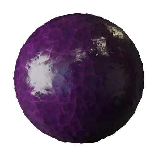 Purple crystal