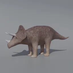 Cartoon Triceratops