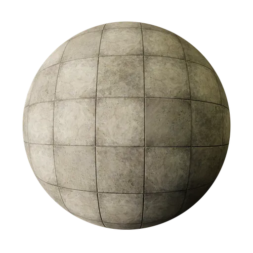 PBR Square Beige Tiles