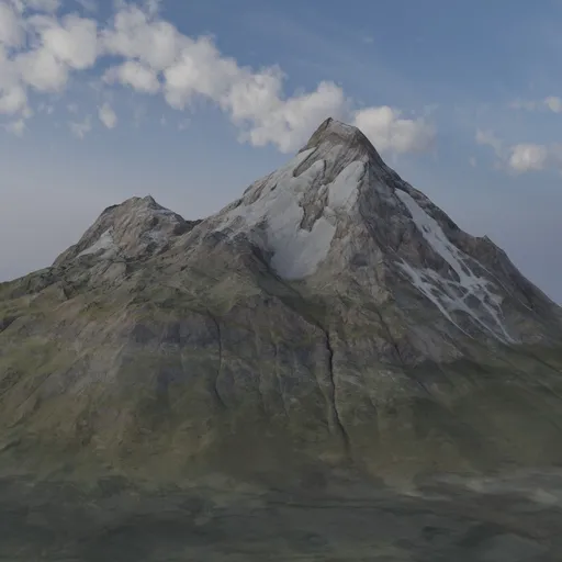 Mountain Peak Landscape Terrain