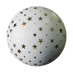 Random Star Wrapping Paper