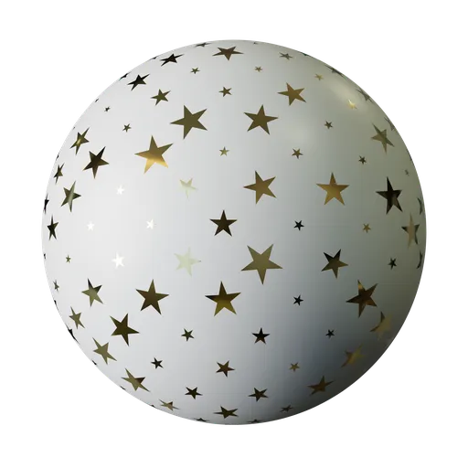 Random Star Wrapping Paper