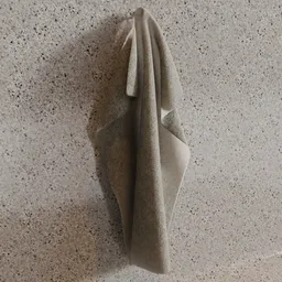 Towel Hanging Wall Brown