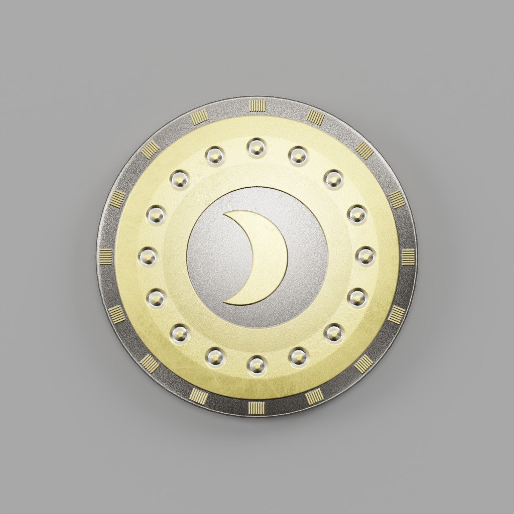 Sun And Moon Coin | Money models | Blendkit