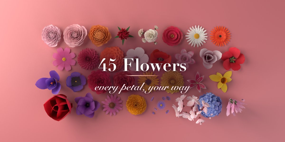 Flower Lab - Flower Generator for Blender | Add Mesh add-ons | Blendkit