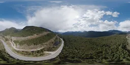 Canadian Mountain Landscape Cloudy Day