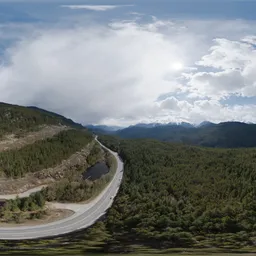 Canadian Mountain Landscape Cloudy Day