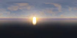 Golden Horizon Ocean Sunset HDRI
