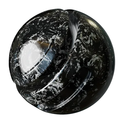 Nero Marquina Brecciato Marble