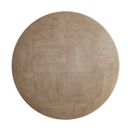 Oak wood square backet
