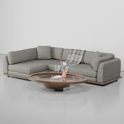 Miller Sectional in Leuven Olive