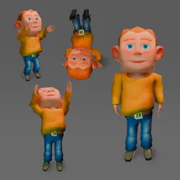 Symon - casual male character