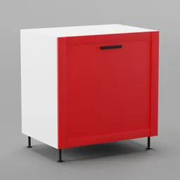 Kitchen lower cabinet 80cm (1 door)