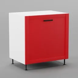 Kitchen lower cabinet 80cm (1 door)