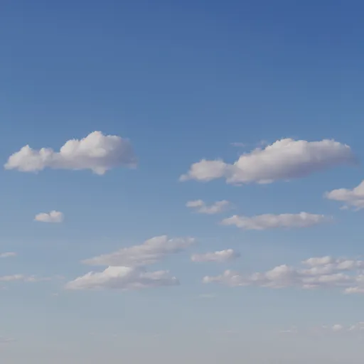 Blue Cloudy Sky Backdrop 2