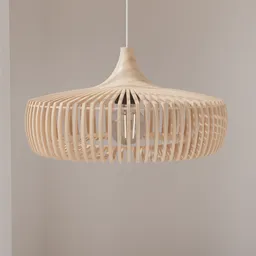 High-detail 3D render of a 43cm pendant ceiling lamp, suitable for Blender 3D projects.