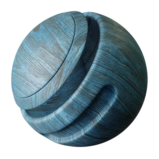 Painted old wood