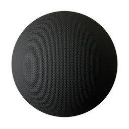 Textured Industrial Black Plastic