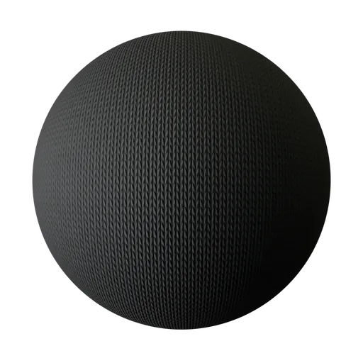 Textured Industrial Black Plastic