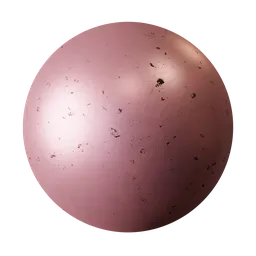 Pink Old Scratched Metal