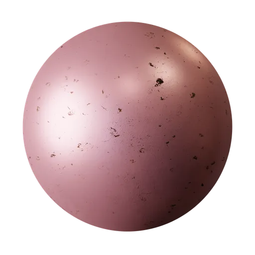Pink Old Scratched Metal