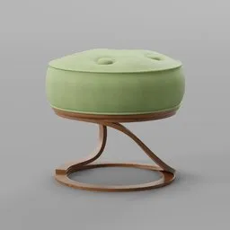 Spiral pouf