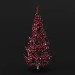Christmas Tree Pink Small