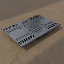 Sci-Fi Walkway Grate Panel