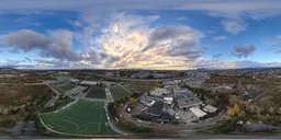 City Cloudy Sunset Sky