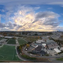City Cloudy Sunset Sky