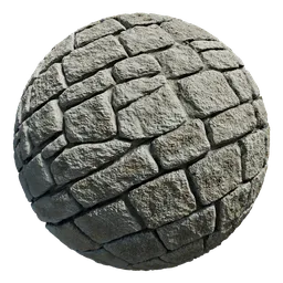 Scan Large stone wall