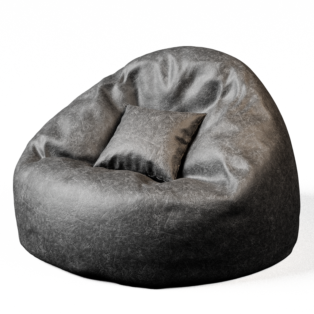 Bean bag Leather | Armchairs models | BlenderKit