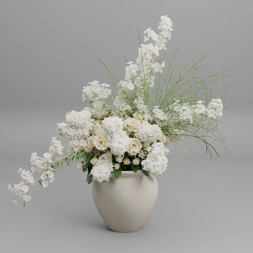Elegant White Floral Arrangement