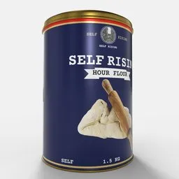 Self Rising Flour 1.5KG Tin Can