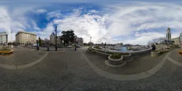 Downtown Victoria - Sunny Clouds Day