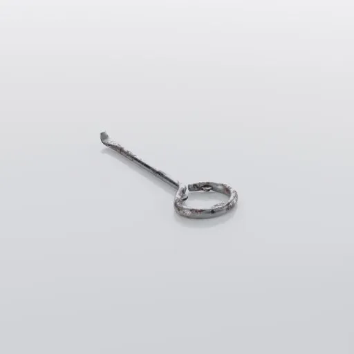 Detailed 3D rendering of a rusty screwdriver with black grip ideal for Blender 3D artists.