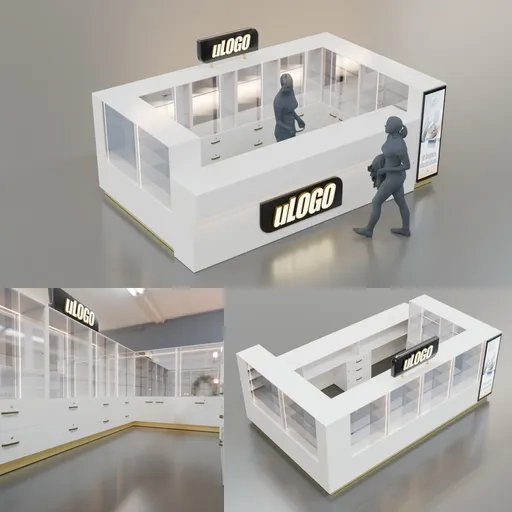Mall Kiosk Retail Island
