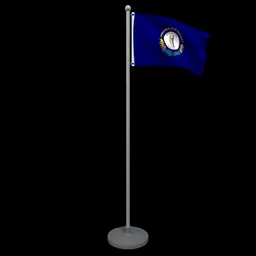 Animated Flag of Kentucky State