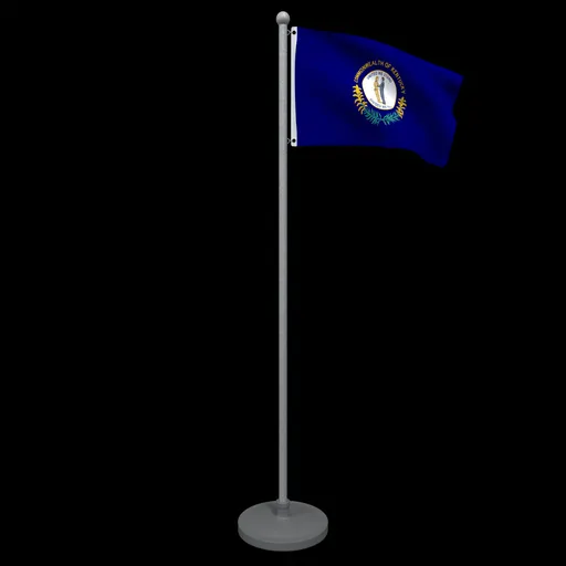 Animated Flag of Kentucky State