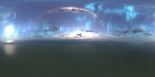 Aurora Dark Night Clouds