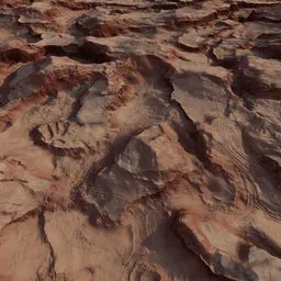 Rocky Sandstone Terrain Tileable