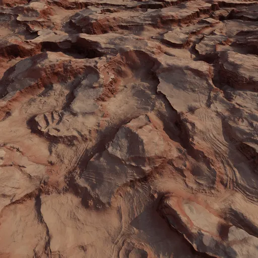 Rocky Sandstone Terrain Tileable
