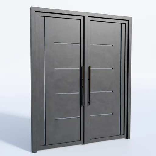 Minimalist Steel Door