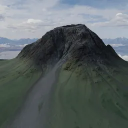 Volcano Terrain Mountain